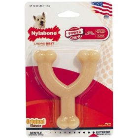 Nylabone Dura Chew Wishbone - Original Flavor - Regular - For Dogs up to 50 lbs