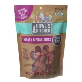 Howl's Kitchen Meaty Medallions Soft Bites - Chicken & Beef Flavor - 12 oz