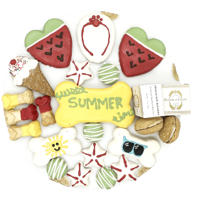 Summer Themed Dog Treats Gift Box