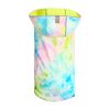 Elasto-FIT Neon Reversible Raincoat w/ Designer Lining - Yellow/Tie Dye