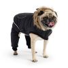 2-piece Elasto-FIT Snow Suit w/ Reflective detail & tackable Hood - Black