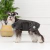 Classic waterproof, extra durable blanket jacket w/ Reflective detail - Black