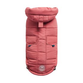 Super Puffy Elasto-FIT Parka w/ Hood & Warm Sherpa - Pink (Color: Pink, size: 2XS)