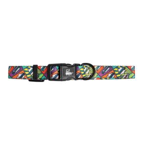 Durable Nylon Printed Dog Collar - Comic Book (Color: Comic Book, size: XS)