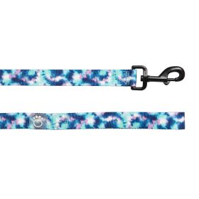 Durable Nylon Printed Dog Leash - Tie Dye (Color: Tie Dye, size: S/M)